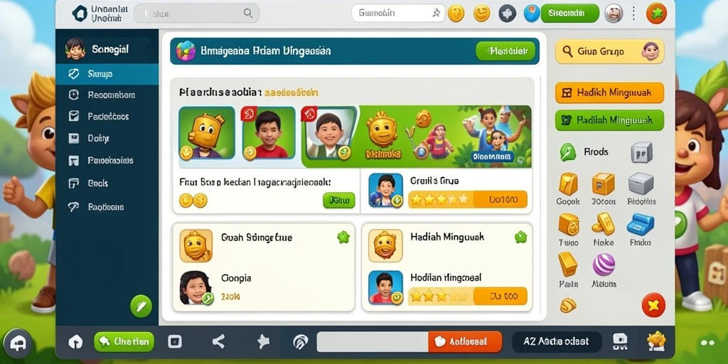 Deskripsi fitur leaderboard yang menunjukkan ranking pemain.