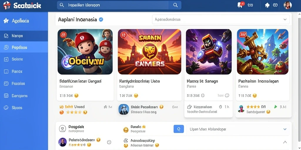 Fitur sosial yang memungkinkan interaksi antar pemain.