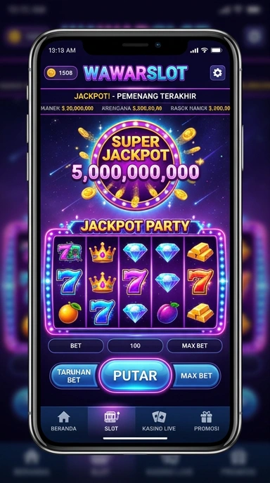 wawarslot — layar beranda